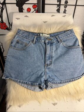 SO Light Blue High-Rise Denim Shorts